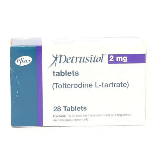 Picture of Detrusitol 2mg Tab 1x28s
